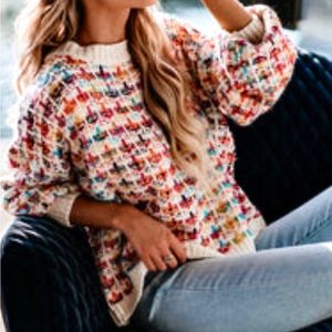 Multi Woven Sweater
